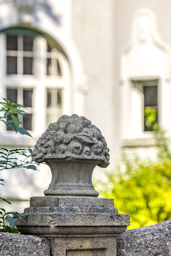 Sorgsam erhaltene Details