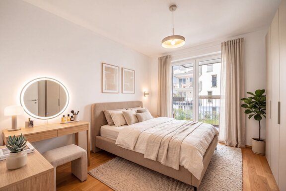 Virtual Furnished Bedroom