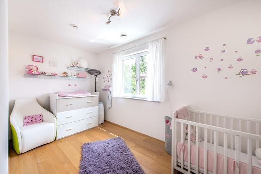 Bright guest room and study