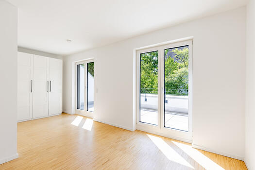 Südbalkon im Obergeschoss