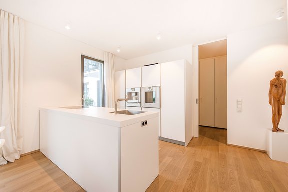 Modern, open kitchen