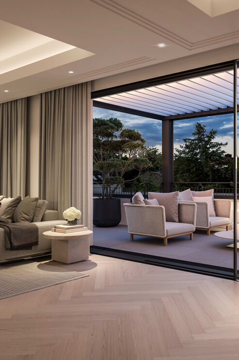 West-Terrasse (visualisiert)