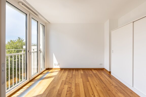 Large windows let in plenty of light