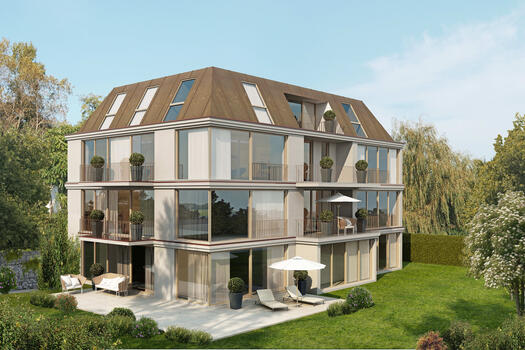 Garden view house