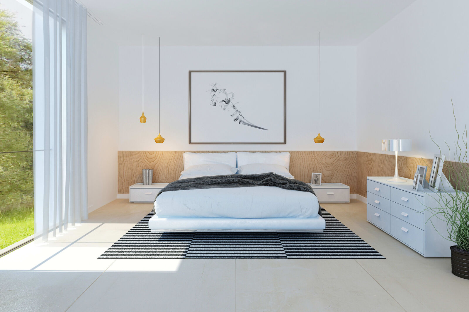 Visualisierung W IV - Schlafzimmer
