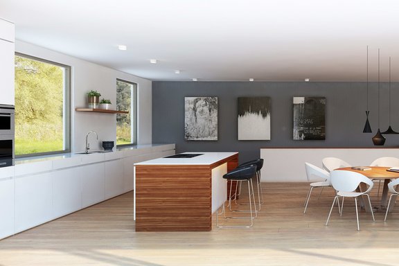 Visualization W I - Open designed cooking area