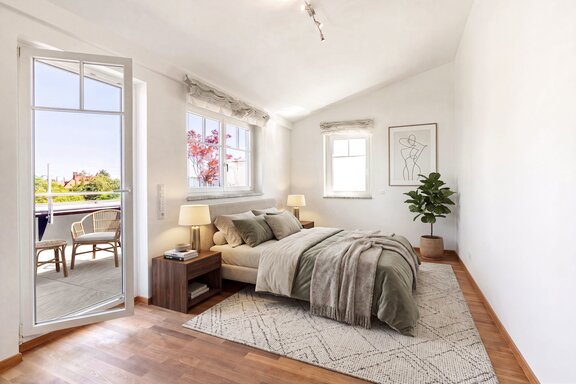 Four versatile bedrooms (virtually furnished)