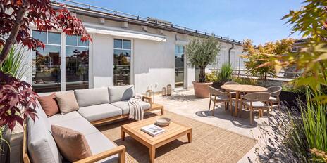 Penthouse in Toplage: Ideal geschnittene 5-Zimmer-Dachterrassenwohnung
