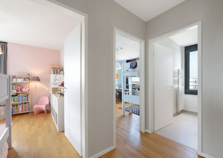 Blick in die Kinderzimmer