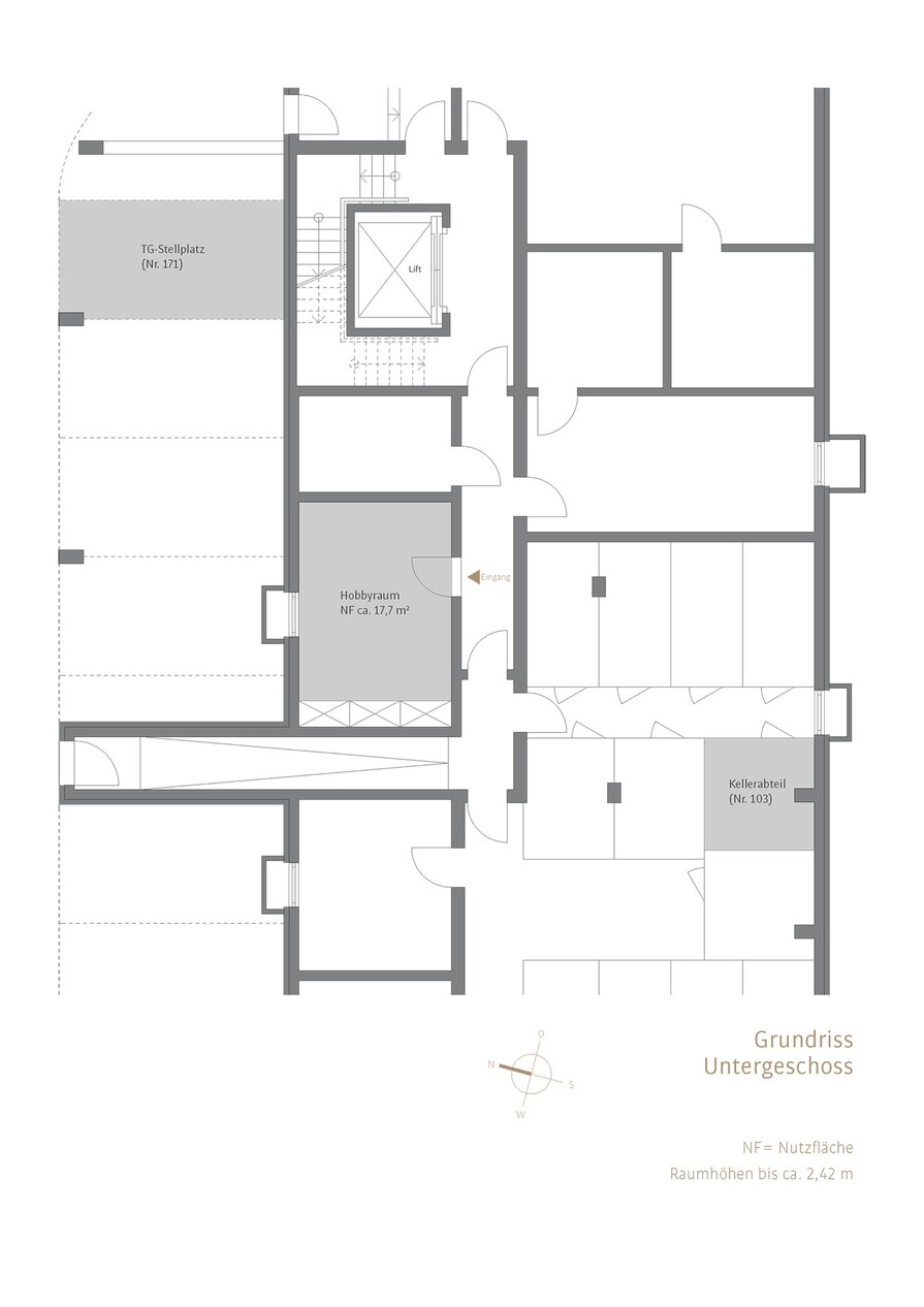 Grundriss Untergeschoss