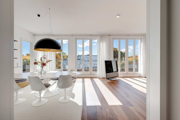 Wohnen und Essen nach Süden