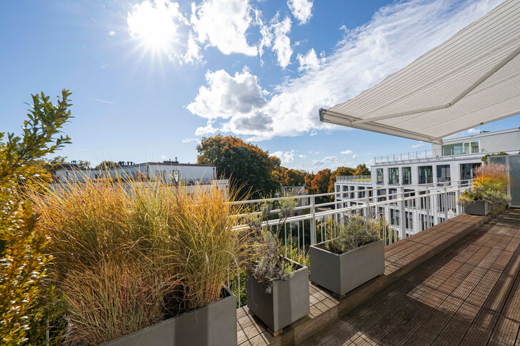 Dachterrasse nach Süden