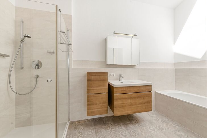 Geschmackvolles Ensuite-Bad