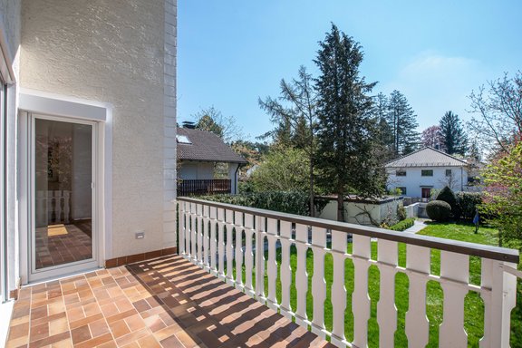 Balkon nach Süden und Osten