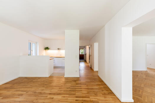 Moderne Raumaufteilung