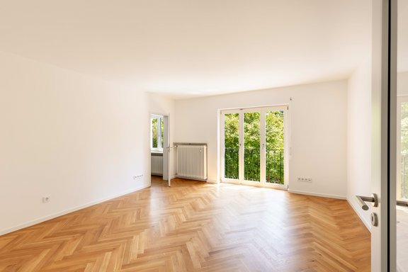 Eines der vier Schlafzimmer im Obergeschoss