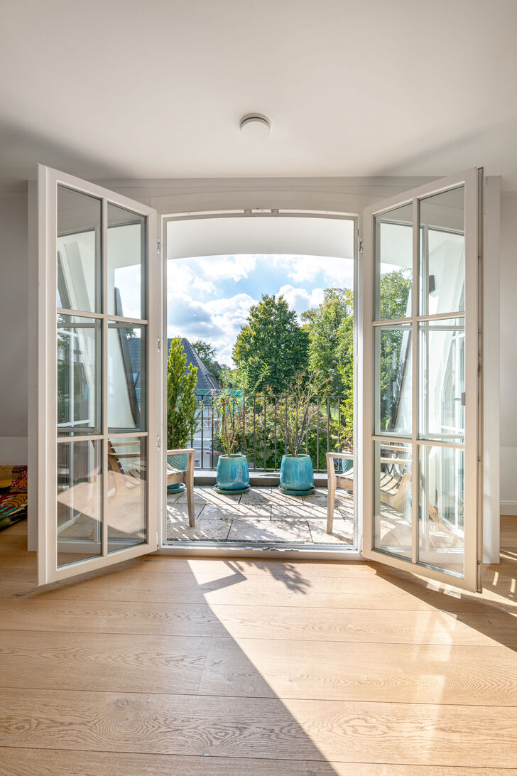 Zwei sonnige Dachterrassen