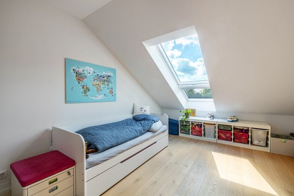 Kinderzimmer im Dachgeschoss
