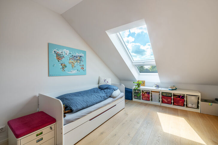 Kinderzimmer im Dachgeschoss
