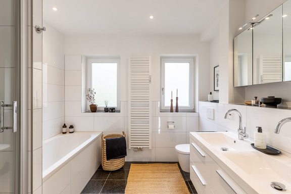 Modern daylight bathroom