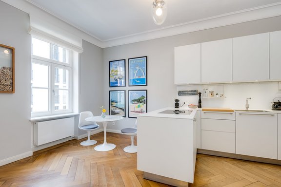 bulthaup-Küche mit Kochtheke