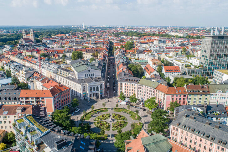 Toplage nahe Gärtnerplatz