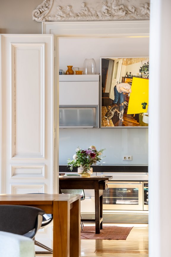 Reliefs above the doors