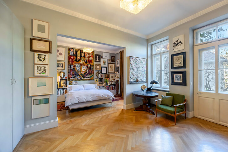 Schlafzimmer zum Hof