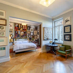 Schlafzimmer zum Hof