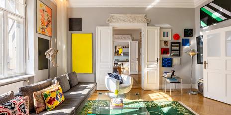 Magnificent 4- to 5-room apartment in a historic Art Nouveau building dating from 1899