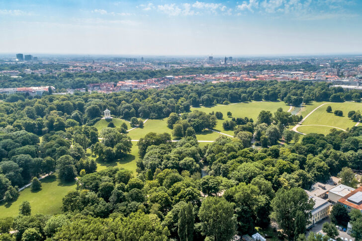 Englischer Garten - nur wenige Minuten entfernt
