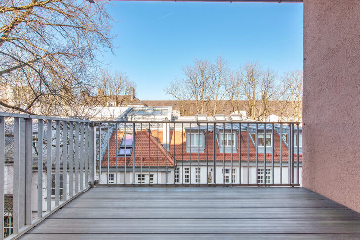 Balkon in ruhiger Hofausrichtung