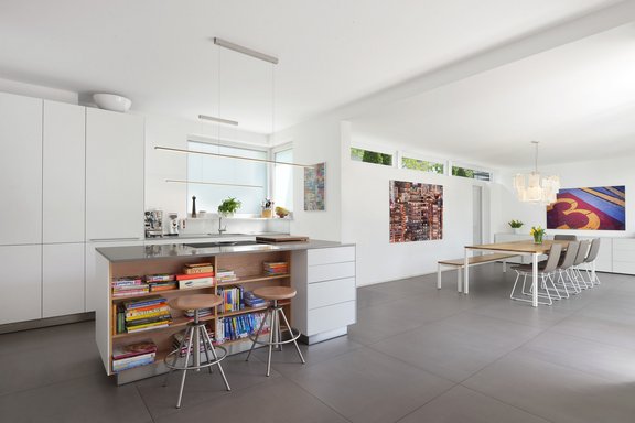 Küche und Essbereich