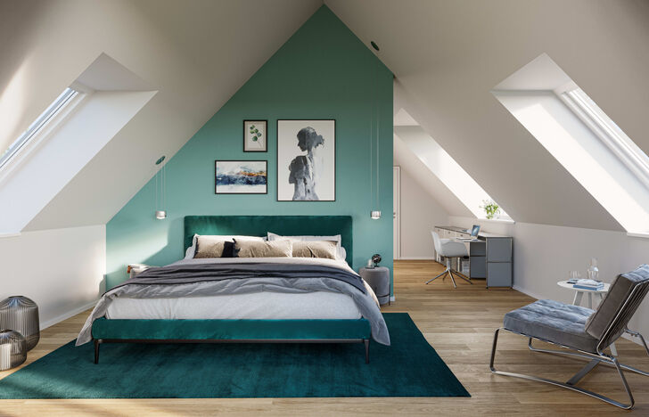 Master-Schlafzimmer (Illustration)