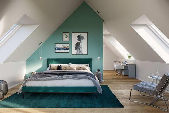 Master-Schlafzimmer (Illustration)