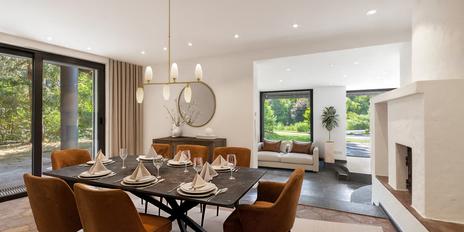 Privacy in the countryside: spacious family home with dream garden and pool