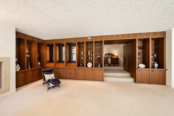 Elegant wenge built-in units