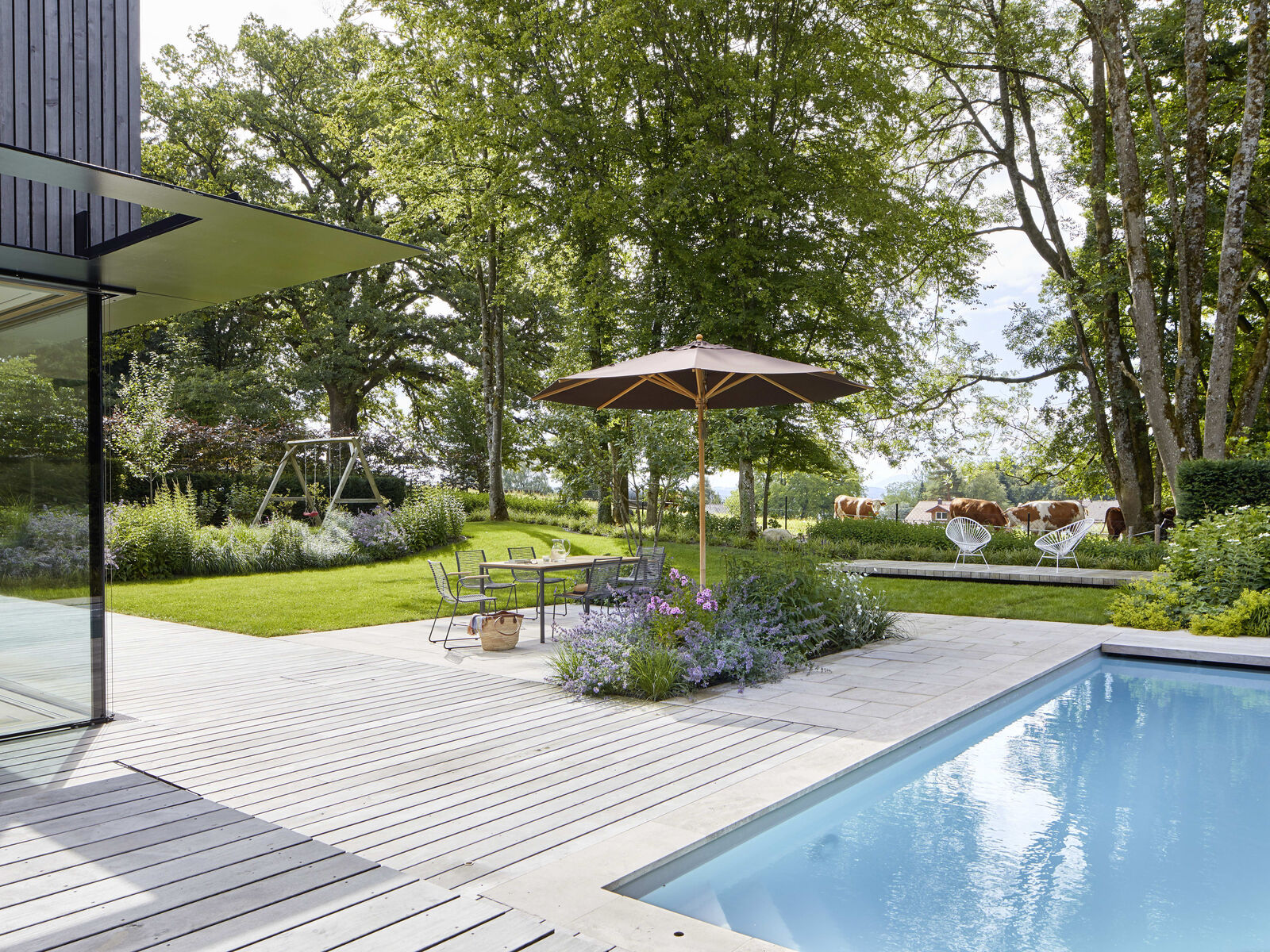 Idyllisches Gartenparadies