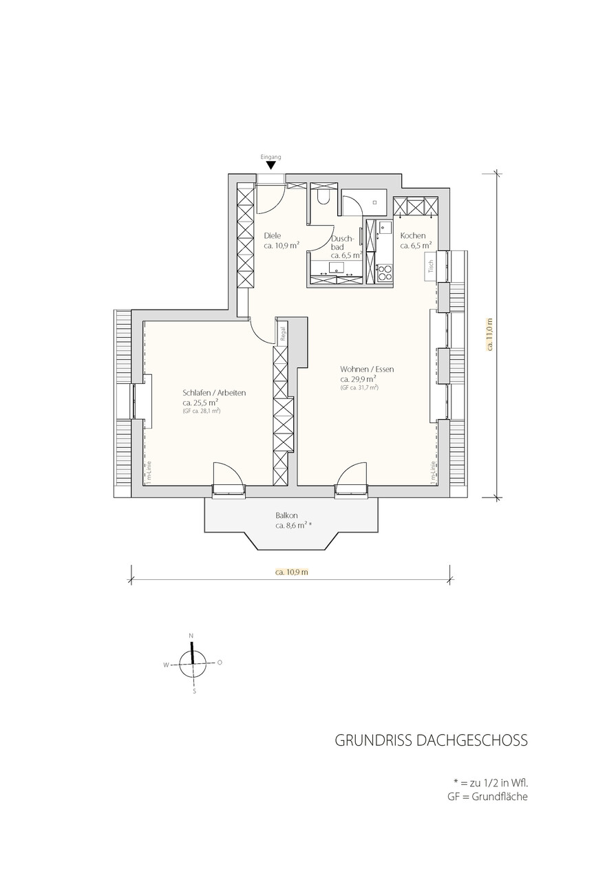 Grundriss 4 OG