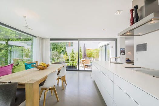 Kitchen with dining area