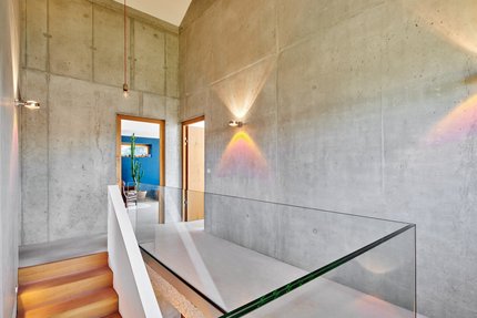 Transparentes Treppenhaus