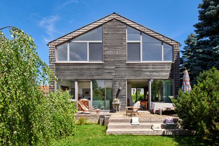 Eine von drei Terrassen