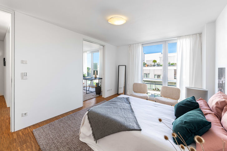 Schönes Masterschlafzimmer