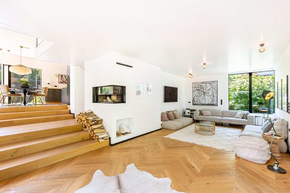 Sophisticated split-level living