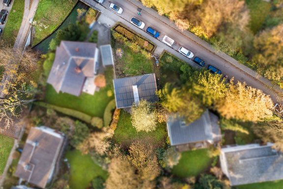 Perfekte Südausrichtung