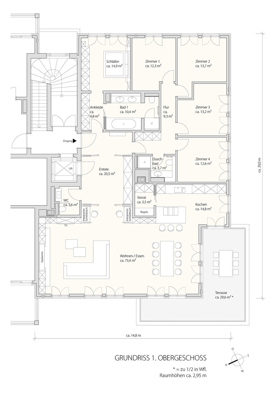 Grundriss 1OG
