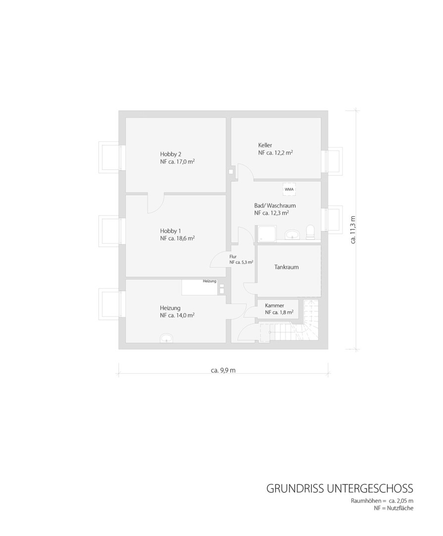 Grundriss UG