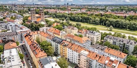 A high-end residential and commercial complex comprising a newly renovated historic building and a new construction