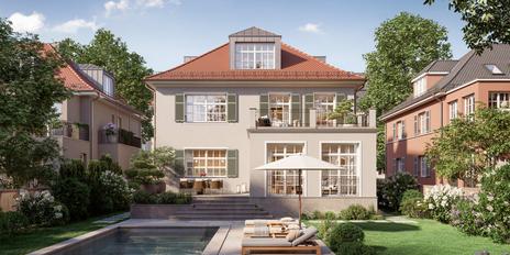 Rarity in the heart of Gern: Building plot of 580 m² for villa or semi-detached house