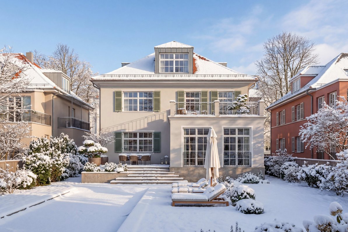 Grundstück Gern (visualisiert)